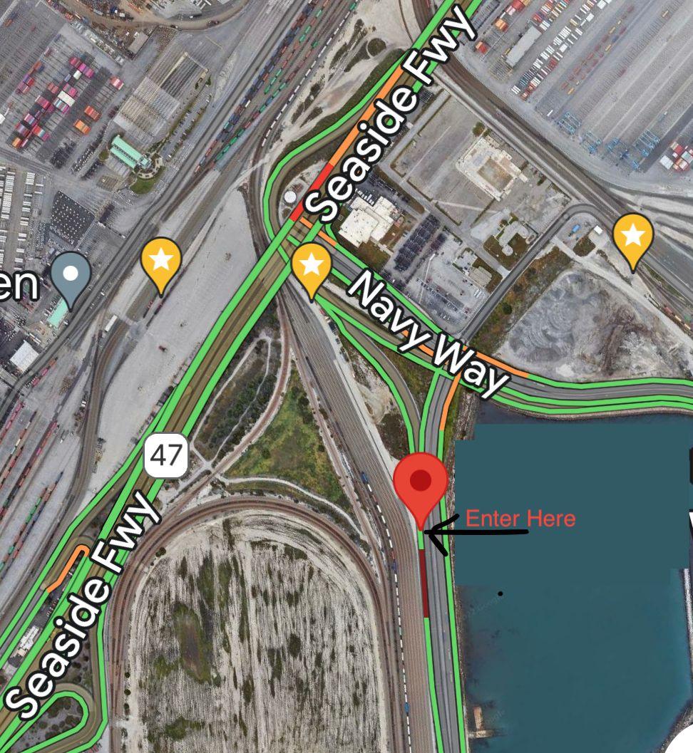 APL support yard Entrance